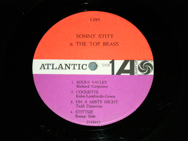 画像: SONNY STITT & THE TOP BRASS  - SONNY STITT & THE TOP BRASS / 1962 ORIGINAL'RED & PURPLE(PLUM)' Label MONO Used LP