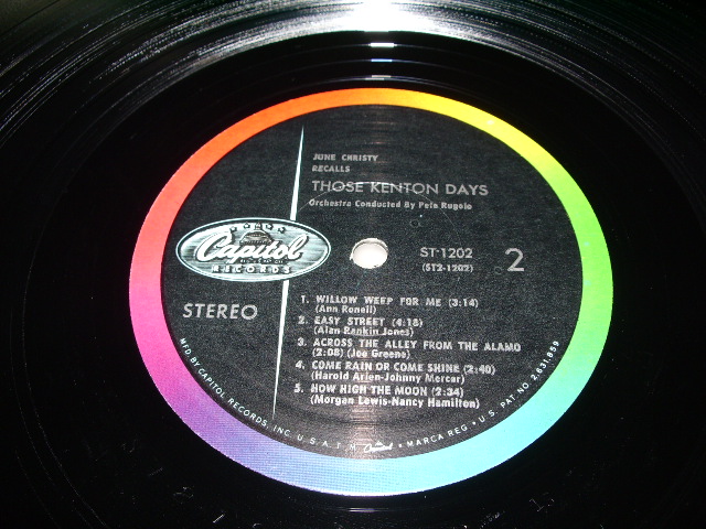 画像: JUNE CHRISTY - RECALLS THOSE KENTON DAYS / 1959 US STEREO ORIGINAL LP  