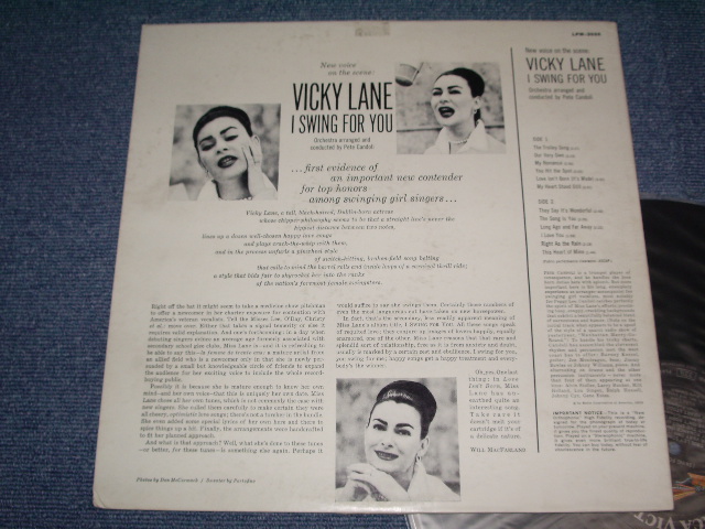 画像: VICKY LANE - I SWING FOR YOU / 1959 US ORIGINAL MONO LP