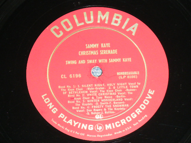 画像: SAMMY KAYE - CHRISTMAS SERENADE  / 1955 US ORIGINAL 10"LP  