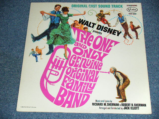 画像1: Original Cast Sound Track - WALT DISNEY PRESENTS THE ONE AND ONLY GENIUNE ORIGINAL FAMILY BAND  / 1968 US ORIGINAL Sereo LP With BOOKLET  