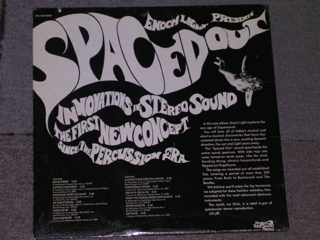 画像: ENOCH LIGHT - SPACEDOUT ( Ex+++/Ex++ ) / 1969 US ORIGINAL LP  