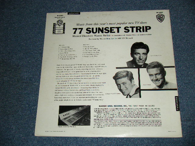 画像: OST/  WARREN BAKER - 77 SUNSET STRIP  / 1959 US ORIGINAL Mono LP 