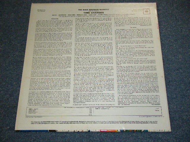 画像: THE DAVE BRUBECK QUARTET - TIME CHANGES ( 2 EYES and MONO at BOTTOM Label ) / 1964 US ORIGINAL MONO  LP 