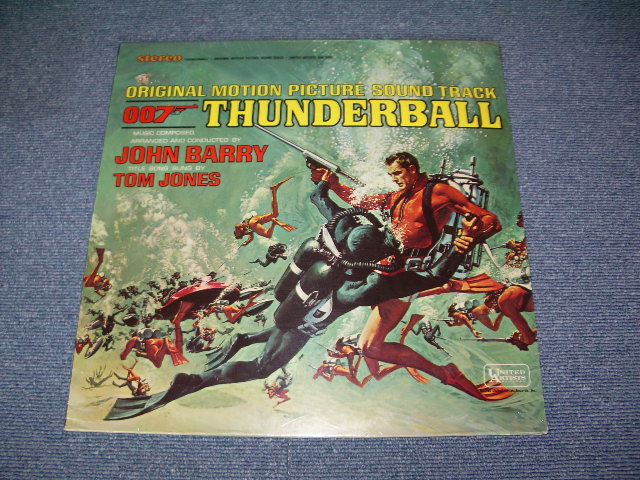 画像1: 007 JAMES BOND JOHN BARRY TOM JONES - THUNDERBALL(SEALED) /1965 US AMERICA ORIGINAL SEALED "BRAND NEW SEALED" LP