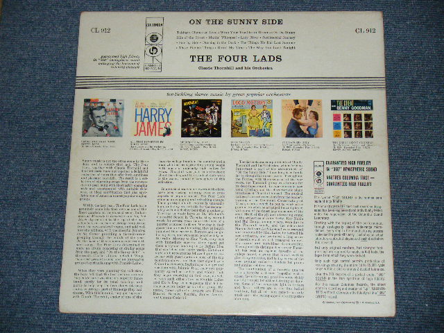 画像: THE FOUR LADS  -  ON THE SUNNY SIDE ( COLOR ADD. O0N BACK COVER ) / 1956 US ORIGINAL  ' 360 SOUND Label' MONO LP  
