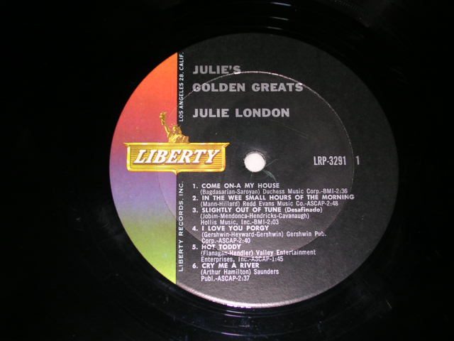 画像: JULIE LONDON - JULIE'S GOLDEN GREATS ( BLACK JACKET 1st PRESS  ) / 1963 US ORIGINAL MONO LP