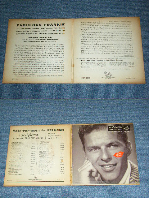 画像: FRANK SINATRA - FABULOUS FRANKIE / 1954 US ORIGINAL 45rpm 7"EP With PICTURE SLEEVE 