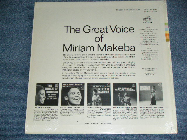 画像: MIRIAM MAKEBA - THE GREAT VOICE OF / 1968 US ORIGINAL STEREO  Used LP