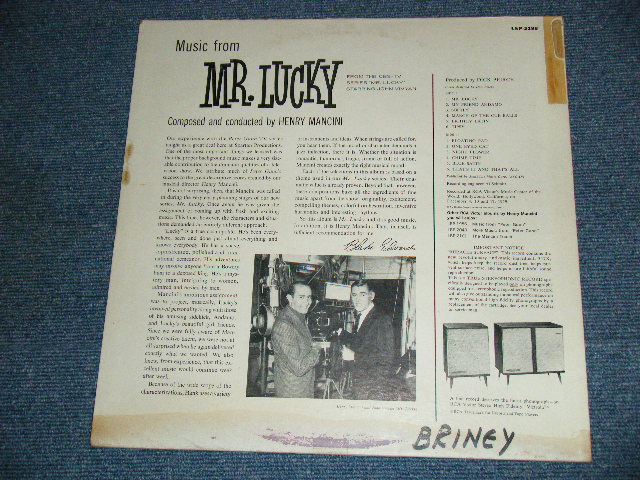 画像: ost  HENRY MANCINI - MR. LUCKY / 1960 US ORIGINAL Stereo  LP 