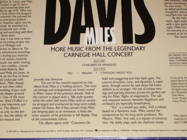 画像: MILES DAVIS - LIVE MILES  /  US Reissue Sealed LP  Out-Of-Print 