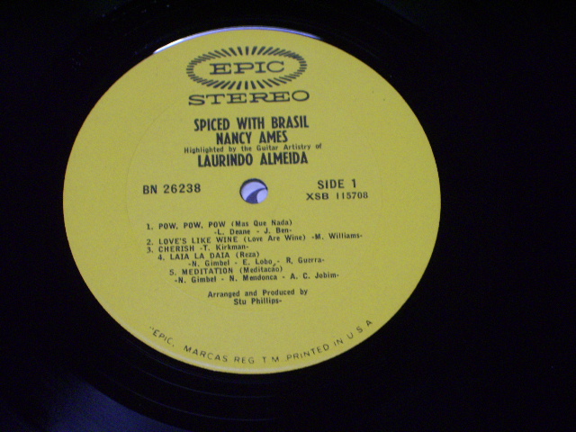 画像: NANCY AMES With LAURINDO ALMEIDA - SPECIAL WITH BRASIL / 1970 US ORIGINAL LP