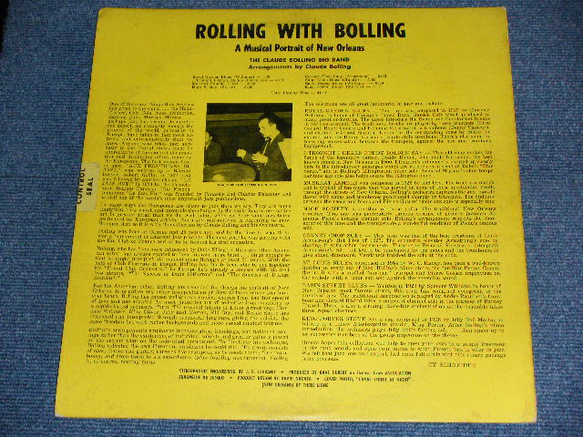 画像: CLAUDE BOLLING BIG BAND - ROLLING WITH BOLLING A MUSICAL PORTRAIT OF NEW ORLEANS / 1960 US ORIGINAL Stereo LP 