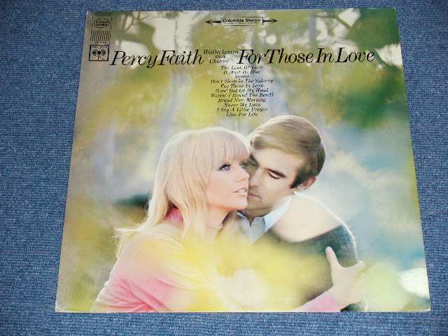 画像1: PERCY FAITH - FOR THOSE IN LOVE  / 1968 US ORIGINAL Stereo LP  
