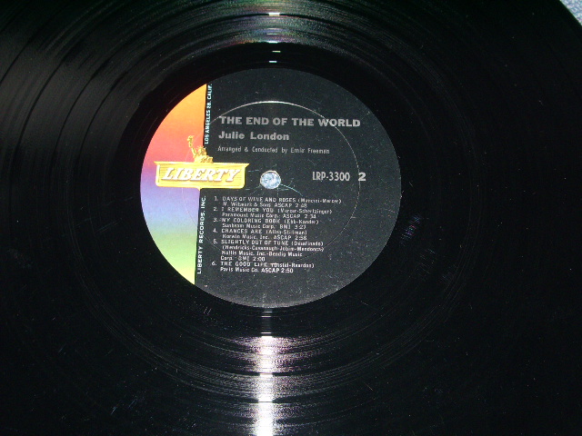 画像: JULIE LONDON - THE END OF THE WORLD  /1963 US  ORIGINAL MONO LP