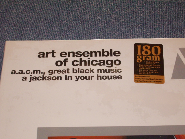 画像: ART ENSEMBLE OF CHICAGO -  actuel 2 GREAT BLACK MUSIC 'A JACKSON IN YOUR HOUSE' ( 180 Glam Heavy Weight ) /  US(?) Reissue 180 Glam Heavy Weight Sealed LP