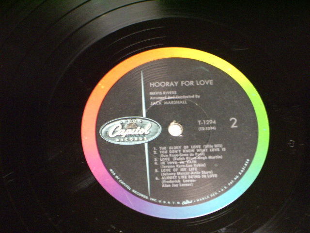 画像: MAVIS RIVERS - HOORAY FOR YOU / 1960 US ORIGINALMONO LP  