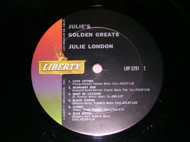 画像: JULIE LONDON - JULIE'S GOLDEN GREATS ( COLOR JACKET ) / 1963 US ORIGINAL MONO LP