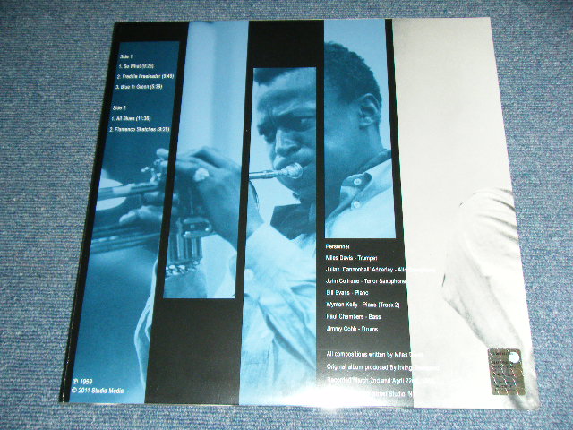 画像: MILES DAVIS - KIND OF BLUE (SEALED)  / 2011 EUROPE Reissue "180 glam Heavy Weight" "BRAND NEWS EALED" LP