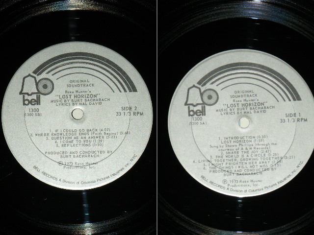 画像: OST/ BURT BACHARACH HAL DAVID - LOST HORIZON  / 1973 US ORIGINAL LP 
