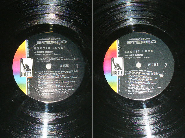 画像: MARTIN DENNY - EXOTIC LOVE  / 1968 US ORIGINAL Promo Sterao LP  