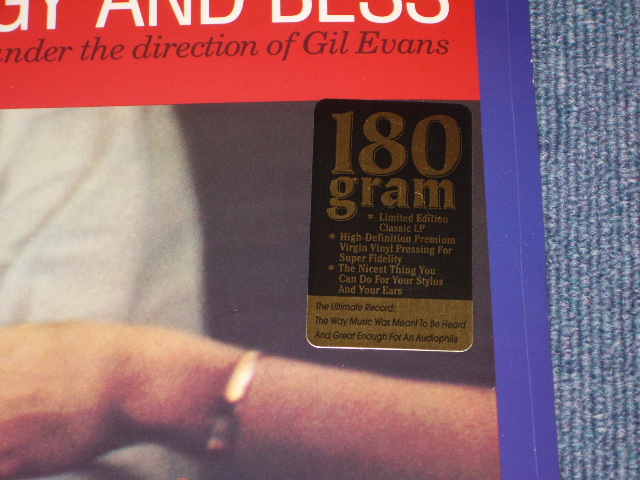 画像: MILES DAVIS - PORGY AND BESS /  US Reissue 180 glam Heavy Weight  Sealed LP  Out-Of-Print 