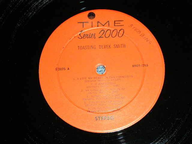 画像: DEREK SMITH - TOASTING...DEREK SMITH AT THE PIANO / 19?? US ORIGINAL STEREO Used LP