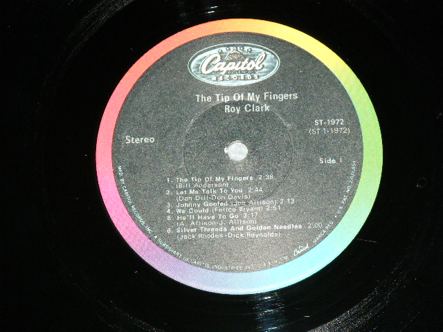 画像: ROY CLARK - SINGS THE TIP OF MY FINGERS / 1963 US ORIGINAL STEREO  Used LP