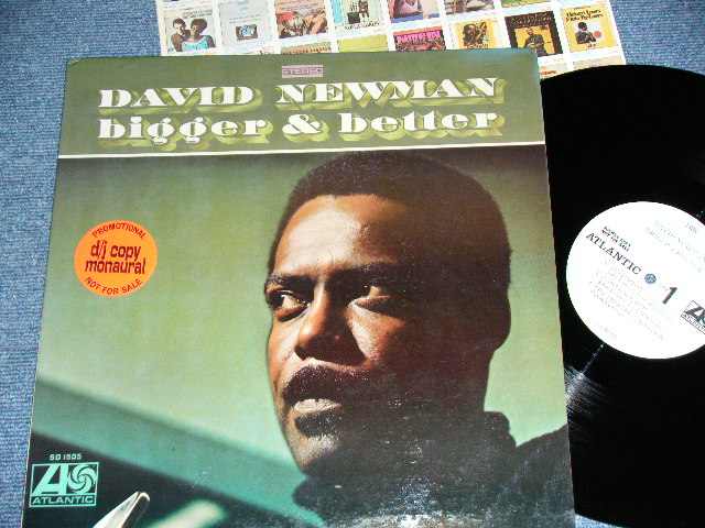 画像1: DAVID NEWMAN - BIGGER & BETTER / 1968 US ORIGINAL White Label PROMO STEREO Used LP  