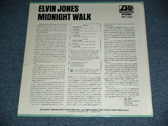 画像: ELVIN JONES - MIDNIGHT WALK / 1967 US ORIGINAL GREEN & BLUE Label STEREO Used LP  