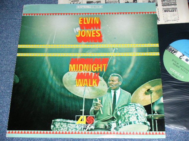 画像1: ELVIN JONES - MIDNIGHT WALK / 1967 US ORIGINAL GREEN & BLUE Label STEREO Used LP  