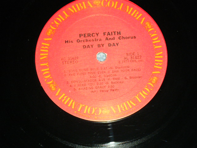 画像: PERCY FAITH - DAY BY DAY / 1972 US ORIGINAL Stereo LP  