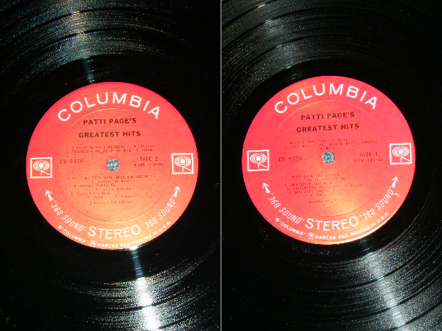 画像: PATTI PAGE -  GREATEST HITS (With AUTOGRAPHED SIGNED ???!!! ) ( Ex++/Ex+++ Looks:Ex++ ) /1966 US ORIGINAL 360 Sound Label  STEREO Used LP 