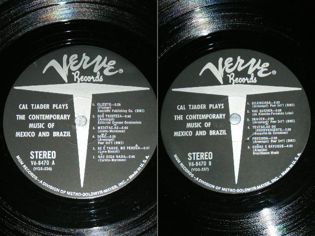 画像: CAL TJADER - PLAYS THE COMTEMPORARY MUSIC OF MEXICO AND BRAZIL / 1962 US ORIGINAL "MGM at Bottom Label " Stereo Used LP  