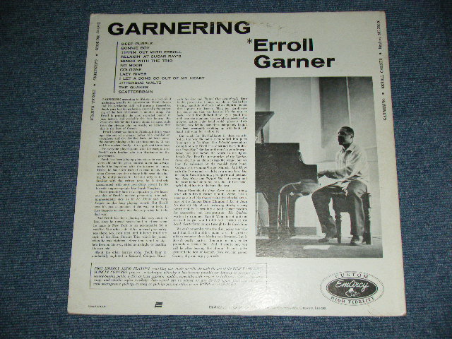 画像: ERROLL GARNER - GERNERING /  1956 US ORIGINAL "HEAVY WEIGHT SHERACK WAX  MONO Used  LP  