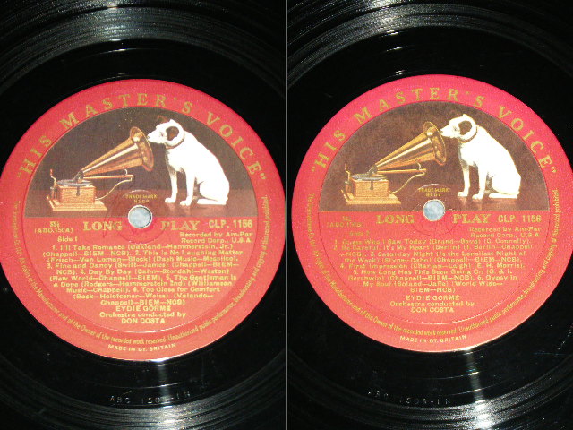 画像: EYDIE GORME - EYDIE GORME ( 1st Album on HMV on UK ) / 1958 UK ORIGINAL MONO Used LP