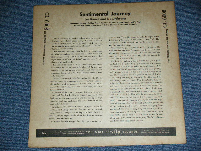 画像: LES BROWN and His Orchestra (With Vocal DRIS DAY & BUTCH STONE )  - SENTIMENTAL JOURNEY /1940's US ORIGINAL 10"LP  