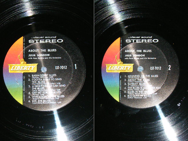 画像: JULIE LONDON -  ABOUT THE BLUES / 1960  US ORIGINAL 2nd Press Color LIBERTY Label STEREO Used LP 