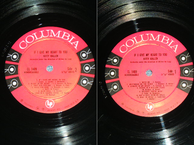 画像: ,KITTY KALLEN - IF I GIVE MY HEART TO YOU  / 1960 US ORIGINAL 6 EYES Label Mono Used LP