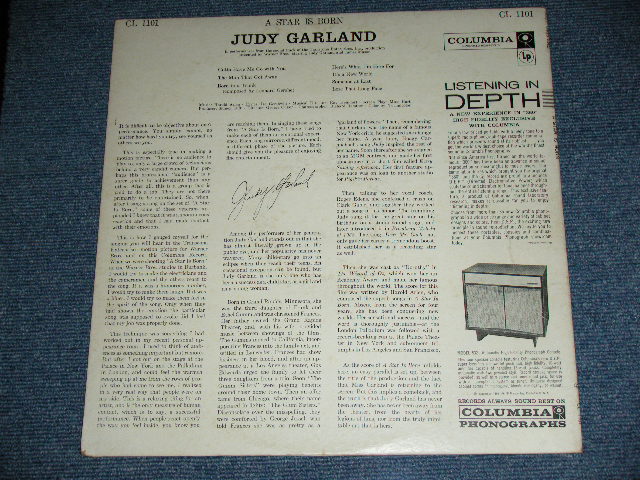 画像: ost JUDY GARLAND - A STAR IS BORN / 1958 US ORIGINAL 6 EYES Label  MONO Used LP