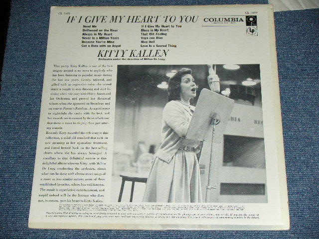 画像: ,KITTY KALLEN - IF I GIVE MY HEART TO YOU  / 1960 US ORIGINAL 6 EYES Label Mono Used LP