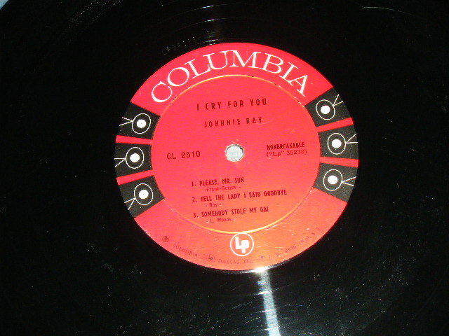 画像: JOHNNIE RAY - I CRY FOR YOU / 1955 US ORIGINAL 6 EYE'S Label  MONO 10" LP 