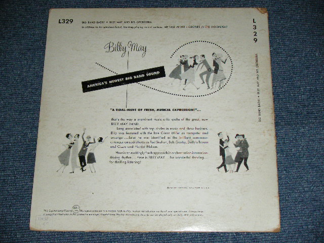 画像: BILLY MAY - BIG BAND BASH! / 1952 US ORIGINAL MAROON Label  MONO 10" LP 