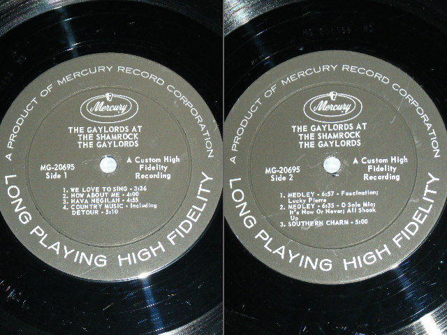 画像: THE GAYLORDS - AT THE SHAMROCK   /  1962 US  ORIGINAL MONO Used LP