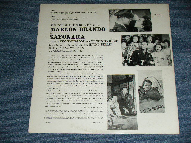 画像: ost - SAYONARA  (MARLON BRANDO ) / 1957 US ORIGINAL MONO Used LP 