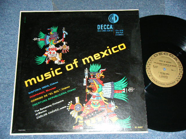 画像1: CARLOS CHAVEZ Conduct / THE SYMPHONY ORCHESTRA - MUSIC OF MEXICO  / 1960's US ORIGINAL MONO Used LP 