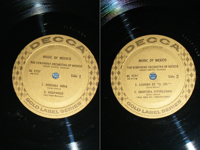 画像: CARLOS CHAVEZ Conduct / THE SYMPHONY ORCHESTRA - MUSIC OF MEXICO  / 1960's US ORIGINAL MONO Used LP 