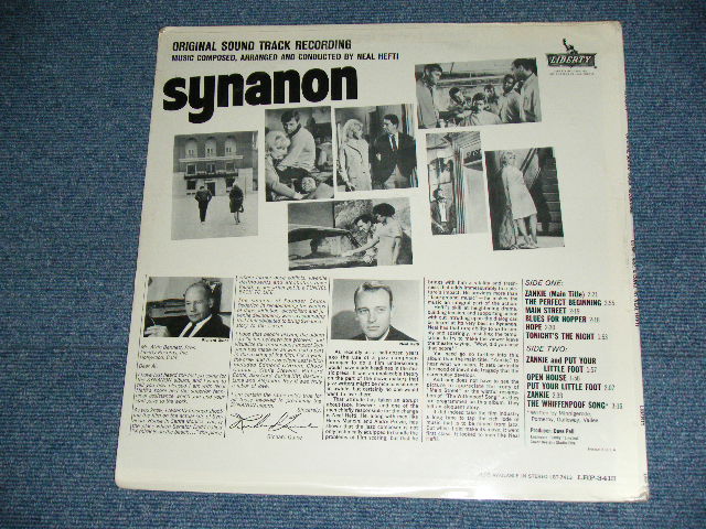 画像: ost NEAL HEFTI - SYNANON / 1965  US ORIGINAL MONO Brand New SEALED  LP 
