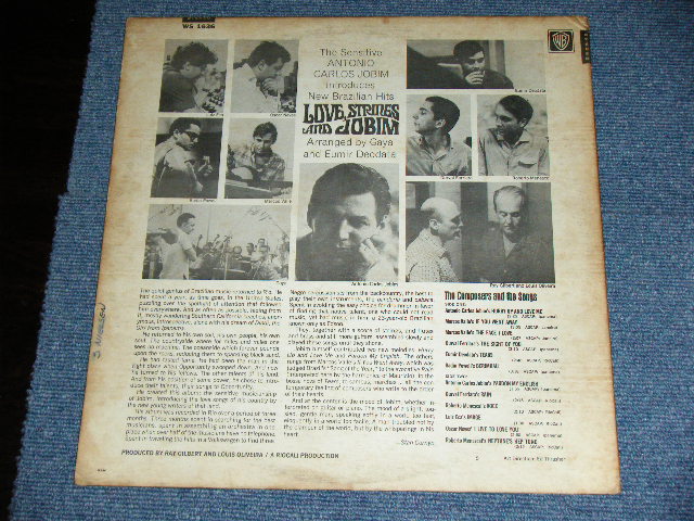 画像: ANTONIO CARLOS JOBIM - LOVE STRINGS AND JOBIM (VG++/Ex+ Looks: Ex-) / 1966 US AM,RICA ORIGINAL 1st Press GOLD Label STEREO Used LP 