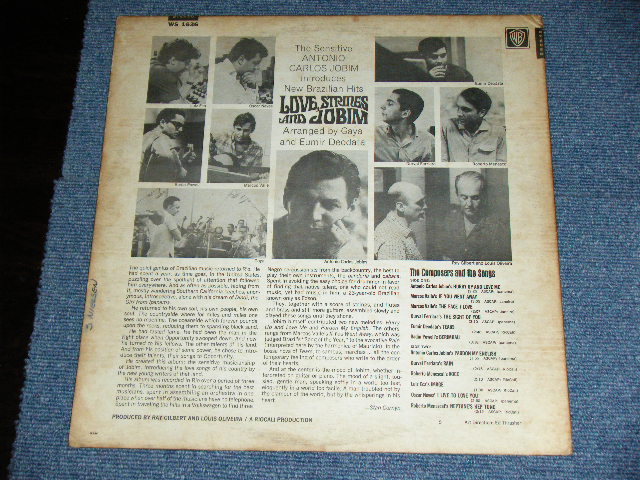 画像: ANTONIO CARLOS JOBIM - LOVE STRINGS AND JOBIM (Ex+/Ex++ Looks:Ex+) / 1966 US AMERICA ORIGINAL 1st Press GOLD Label Used STEREO  LP 